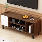 TV Stand with 2 Storage Cabinets & Open Shelf